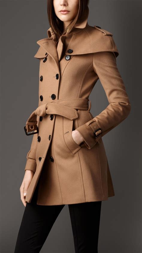 burberry camel wool coat|Burberry black wool coat women's.